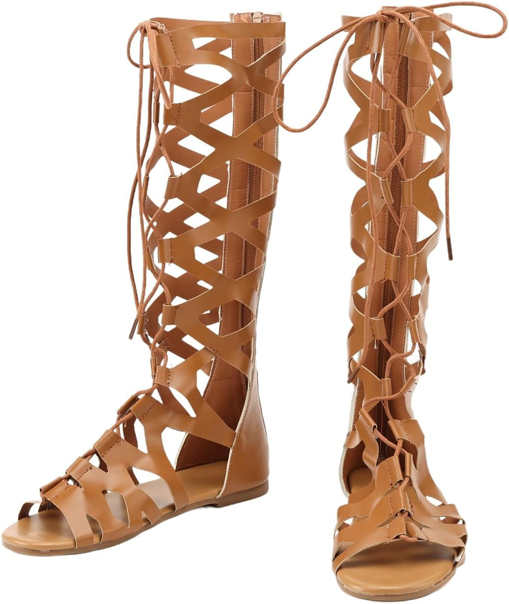 Women's Tall Lace-Up Gladiator Sandals - view 13