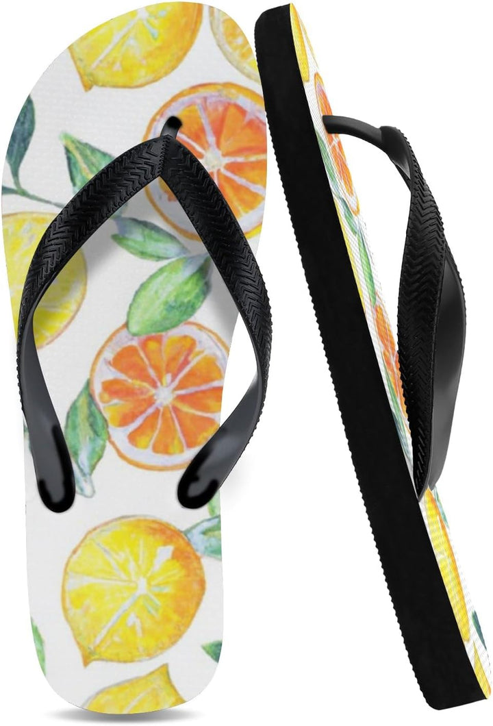 Printed Footbed Vacation Flip-Flops