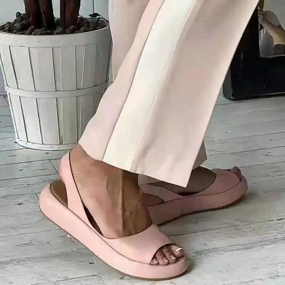 Women's Slingback Platform Wedge Sandals - view 7