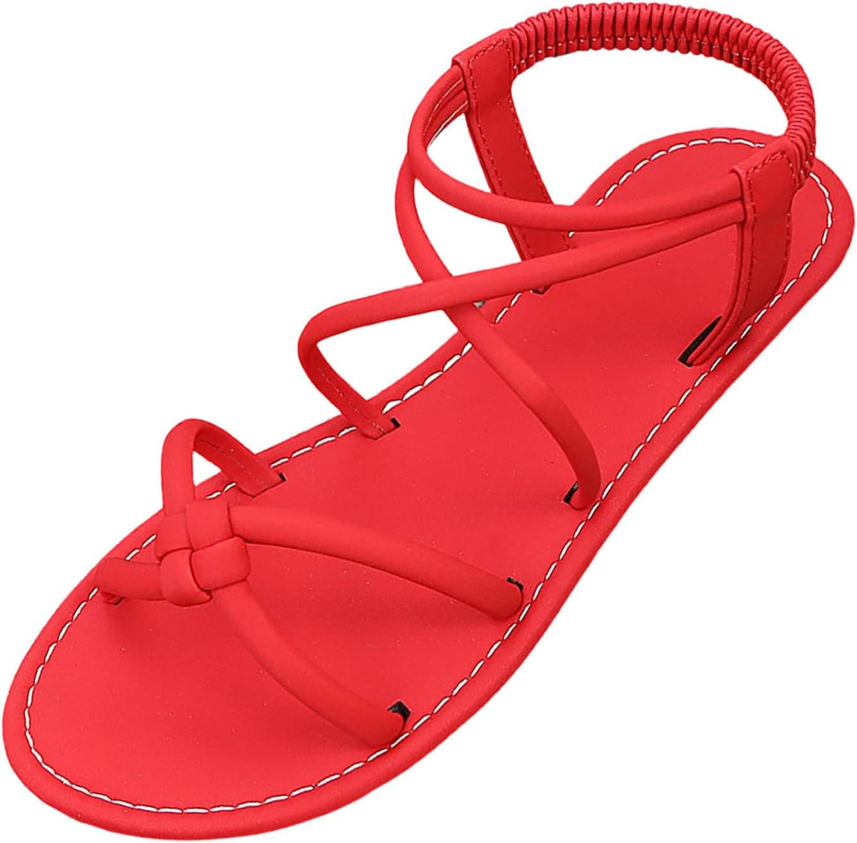 Women's Strappy Roman Flat Sandals - view 1