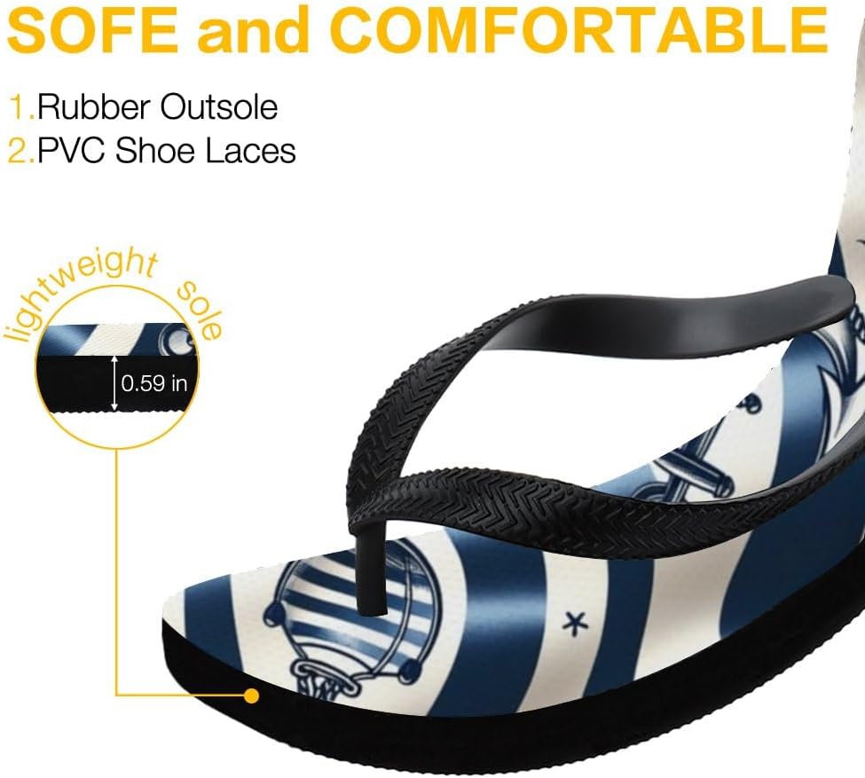 Tropical Print Beach Flip-Flops - view 17