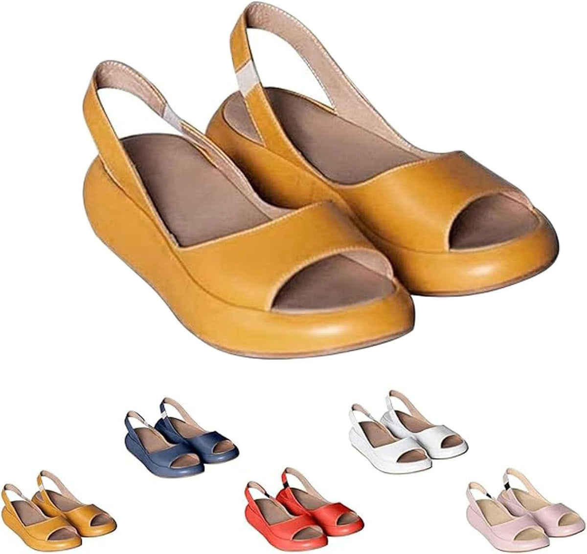 Women's Slingback Platform Wedge Sandals - view 11