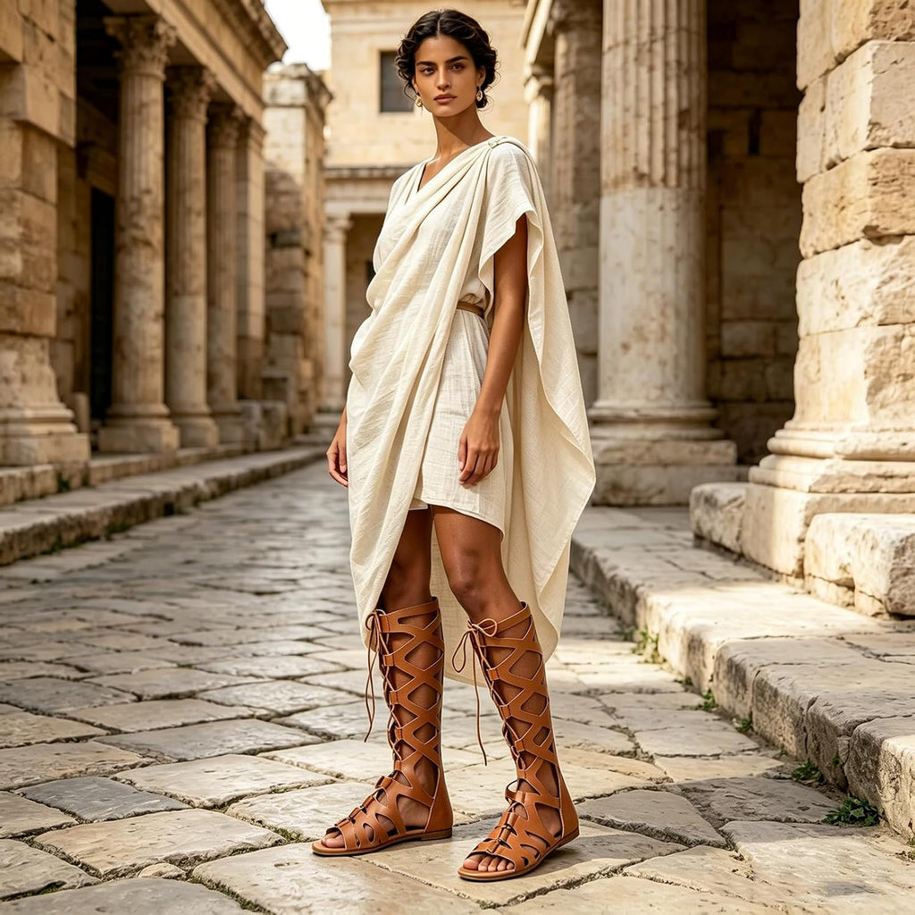 Women's Tall Lace-Up Gladiator Sandals - view 9