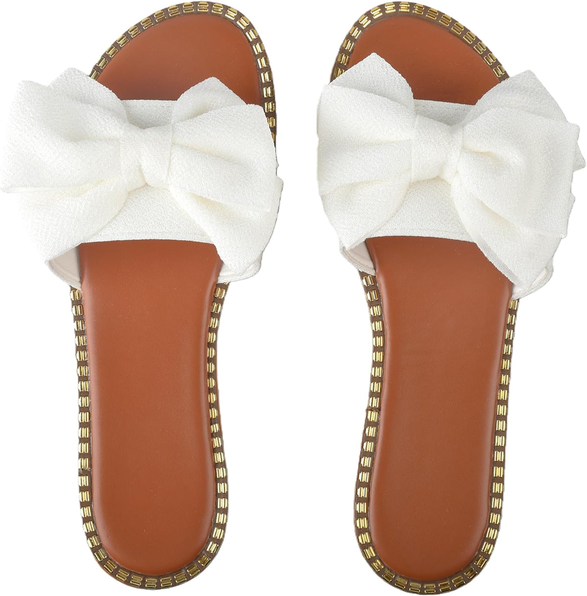 Women's Bow Knot Flat Slide Sandals - view 31
