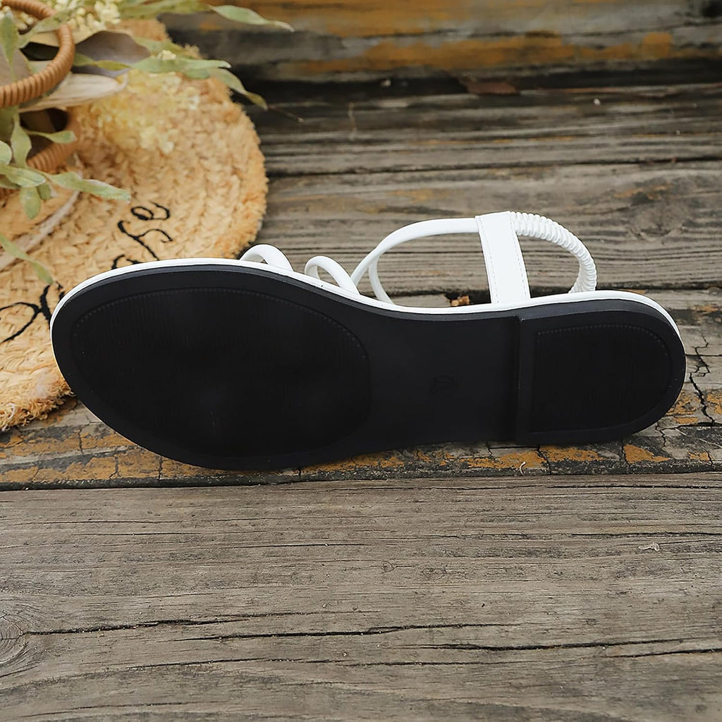 Women's Strappy Roman Flat Sandals - view 17