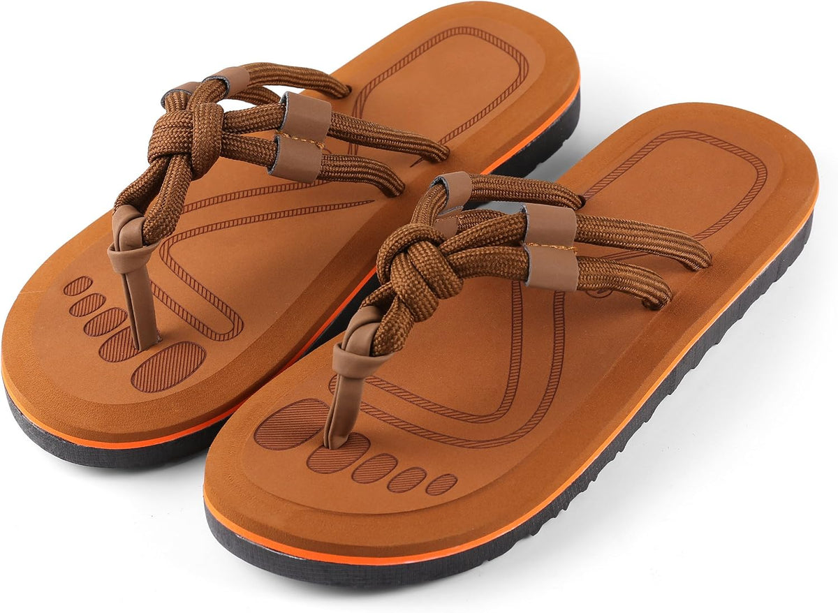 Knotted Rope Strap Flip-Flops - view 8
